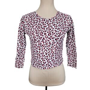 Medium Leopard Cheetah Print Crop Top